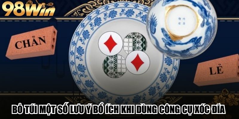 Bỏ túi một số lưu ý bổ ích khi dùng công cụ xóc đĩa