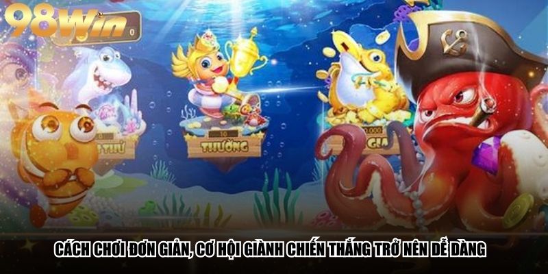 Bắn Cá Trực Tuyến - Cùng 98Win Chinh Phục Đại Dương 3 Cách chơi đơn giản, cơ hội giành chiến thắng trở nên dễ dàng